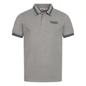 LONSDALE Majica Markham mornarska/pegasto siva