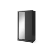 Garderobna omara z drsnimi vrati Prescco II z ogledalom - 120 cm
