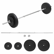 Vidaxl Komplet uteži 30 kg