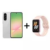 Samsung Galaxy A56 5G pametni telefon, 8/128GB, Izjemna siva + Fit3 pametna zapestnica, roza/zlata (SM-A566BZAAEUE - 1)
