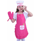 WEBHIDDENBRAND Otroški kostum kuharice z dodatki - češki tisk