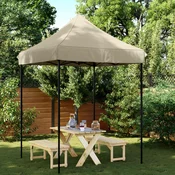 Šator za zabave Sivo-smeda 200 x 200 x 306 cm Oxford tkanina