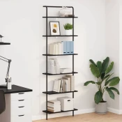 Polica Crni hrast 60 x 24 x 203 cm Konstruirano drvo