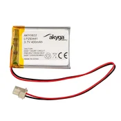 shumee Li-Po baterija LP293441 Akyga AKY0822 3.7V/400mAh PCM Molex 2-pinska 150mm