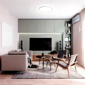 Müller Licht tint Smart LED stropna svetilka Amela, O 50 cm - Dnevna soba/jedilnica - bel - Plastika