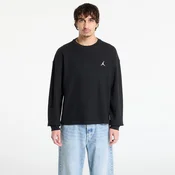 Majice Jordan Flight Mountainside Mens Long-Sleeve Waffle Shirt Black/ White L