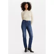 Levis za ženske. 18883-0304 Kavbojke 724 High Rise Straight blue (24/30), Modra, Priložnostno, Bombaž, Džins