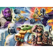 Ravensburger - Puzzle Vojna zvezd: Mandalorian - 500 kosov