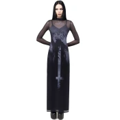 Ženska obleka KILLSTAR x THE EXORCIST - Do You Know What She Did? - Black - KSRA012861