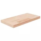 Daska za police 40x20x2,5 cm neobradena masivna hrastovina