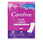 Carefree Plus Large Fresh Scent ščitniki perila 48 kos za ženske