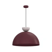 Luster na sajli NEVIS 1xE27/15W/230V, precnik 50 cm, bordo