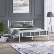 Woody Fashion Double Bedstead Akin - White 140x190