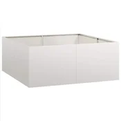 Vidaxl Sadilnik 100x100x40 cm iz nerjavečega jekla