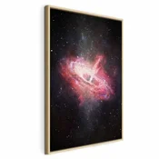 Slika - Lonely Galaxy (1 Part) Vertical 80x120 U prirodnom drvenom okviru