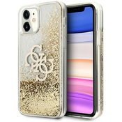 Guess GUHCN61LG4GGO iPhone 11 6,1 gold hardcase 4G Big Liquid Glitter (GUHCN61LG4GGO)