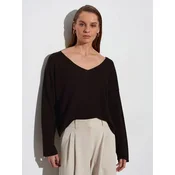 Dilvin Pulover Pullover črna