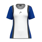 Ženska majica Head CLUB 25 TECH T-Shirt Women Royal/White M