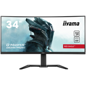 iiyama G-MASTER GB3467WQSU-B5 računalni monitor 86,4 cm (34) 3440 x 1440 pikseli UltraWide Quad HD LED Crno