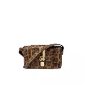 REPLAY Replay torba s leopard uzorkom i zlatnom metalnom kopcom