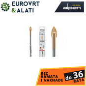 Sveder za steklo ALPEN, dolžine 130 mm, o svedra 10.0 mm