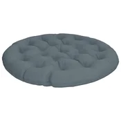 Vidaxl Papasan blazina VIANEN 100% poliester Modra O 130 x 12 cm