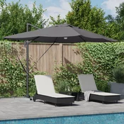Suncobran Antracit 351 x 250 x 253 cm Poliester i aluminij