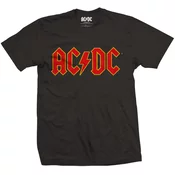 AC/DC Majica Logo Unisex Black 2XL