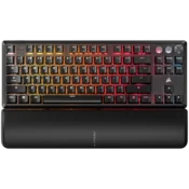 CORSAIR K70 PRO TKL High-Performance Hall Effect Tipkovnica s Hitrim Sprožilcem, črna - CH-911911G-NA