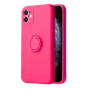 Silikonski ovitek Liquid Ring za Samsung Galaxy A52 A525 LTE /A52 A526 5G/A52s A527 - pink