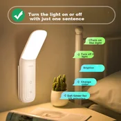 Kuhuo Nocna lampa, 3600mAh, Bela