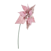 Cvetje umetno božična zvezda roza 56 cm, Bizz.