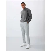 Tommy Life Športne hlače Jogginghose svetlo siva