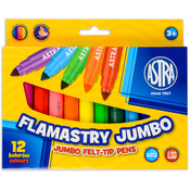 Flomasteri Astra - Jumbo, 12 boja