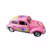 Teddies Avtomobilski Welly Volkswagen Beetle kovinski/plasten 12cm 4 barve za povratno navijanje