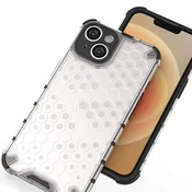 Hurtel Honeycomb ovitek za iPhone 14 Plus, hibridni, prozoren