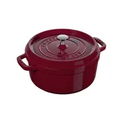 Cocotte cooking pot made of cast iron, 26cm/5.2L, Bordeaux - Staub
