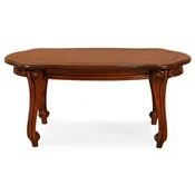 Casa Padrino luxury baroque coffee table brown - Baroque style solid wood living room table - Baroque style living room furniture - Baroque furniture - Noble & magnificent