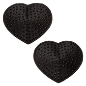 California Exotics Heart Gem Pasties Black