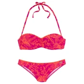 VENICE BEACH Bikini oranžna/temno roza