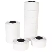 Etikete u rolni 26x16 zaobljene 2 reda bele PK36