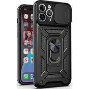 Klizna maska Defender Samsung Galaxy A56 - crni