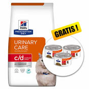 Hills Prescription Diet Feline Urinary Care c/d Multicare Stress 8 kg + DARILO