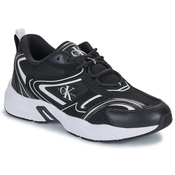 Calvin Klein Jeans Nizke superge RETRO TENNIS SU-MESH Črna