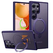 Premium ovitek Torras Ostand Spin za Samsung Galaxy S24 Ultra - purple