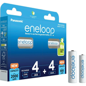 PANASONIC HR6 AA 2000mAh HR03 AAA 800mAh 8BP N (Blistr 4 4pcs)