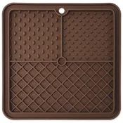 EPIC PET Lick&Snack podloga za lizanje kvadratna rjava 20x20cm