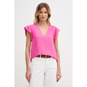 Lola Casademunt bluza ženska z lanom