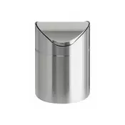 Vepa Bins Namizni koš za smeti, srebrn, nerjaveče jeklo, 1,5 l