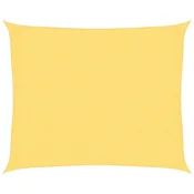 Vidaxl Senčno jadro 160 g/m2 bež 2,5x3 m HDPE